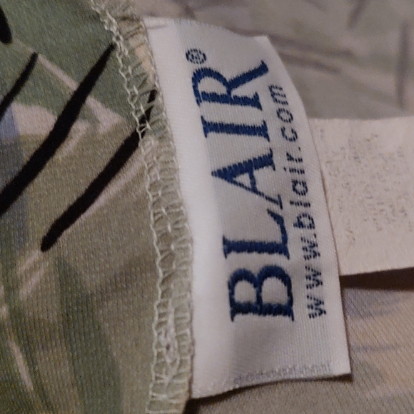 Blair Zip Up Smock 3/4 Sleeves Polyester Blend - Picture 4 of 4